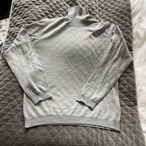 Zara grey wool blend turtleneck sweater